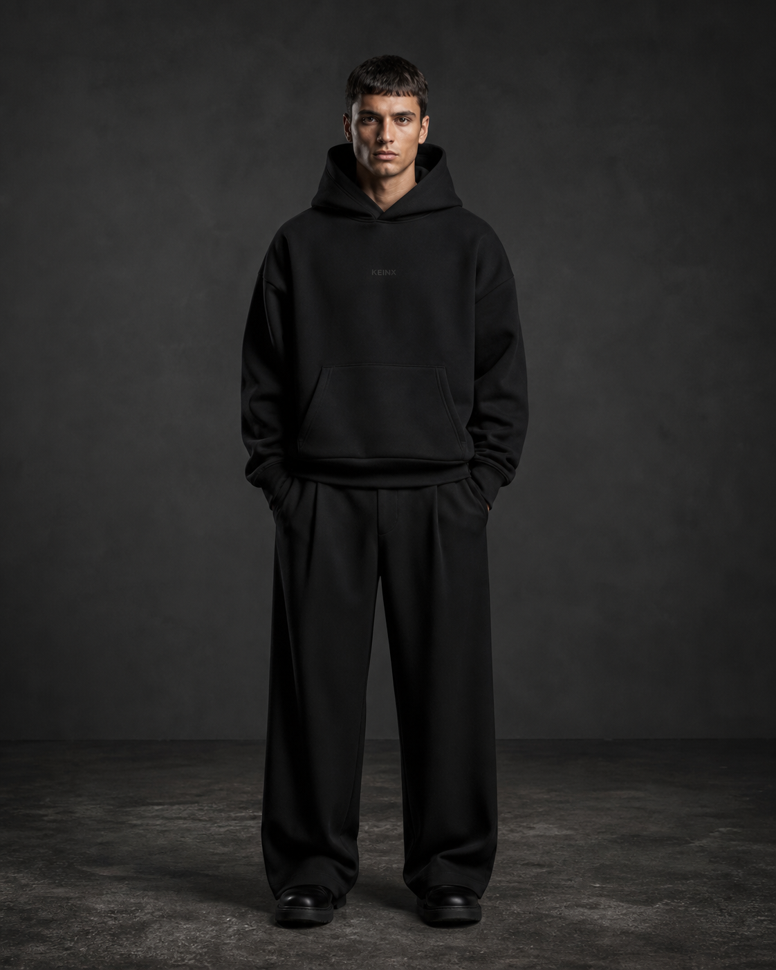 KEINX Oversized Hoodie front view
